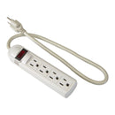 HFT 91334 Regleta - Multicontacto De 4 Salidas