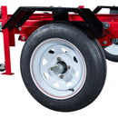 HAUL-MASTER 62666 Remolque Plegable Para Trabajo Pesado, Capacidad 1195 libras, 48 pulg. X 96 pulg.