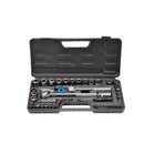 PITTSBURGH 63013 Juego de llaves de dados en pulgadas y métricas, 51 piezas