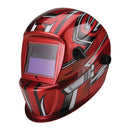 CHICAGO ELECTRIC 67854 Casco De Soldadura De Oscurecimiento Automático De Diseño Rojo