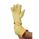 HARDY 63154 Guantes de Trabajo de Cuero de Piel de Vaca de Grano Completo, Extragrande