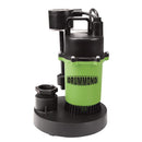 DRUMMOND 63321 Bomba De Sumidero Sumergible De 1/3 HP Con Flotador Vertical 3400 GPH