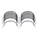 21 en. Pesado EPDM Amarre Conjunto, 20 Pc.