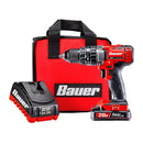 BAUER 64756 Kit De Taladro Percutor Con Batería De 1,5 Ah 20v Hypermax ™ Iones De Litio Inalámbrico 1/2 pulg. Cargador Rápido Y Bolsa