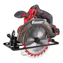 BAUER 63634 Sierra Circular 20v Hypermax ™ Litio-Ion Inalámbrico 6-1 / 2 pulg. (Solo Herramienta)