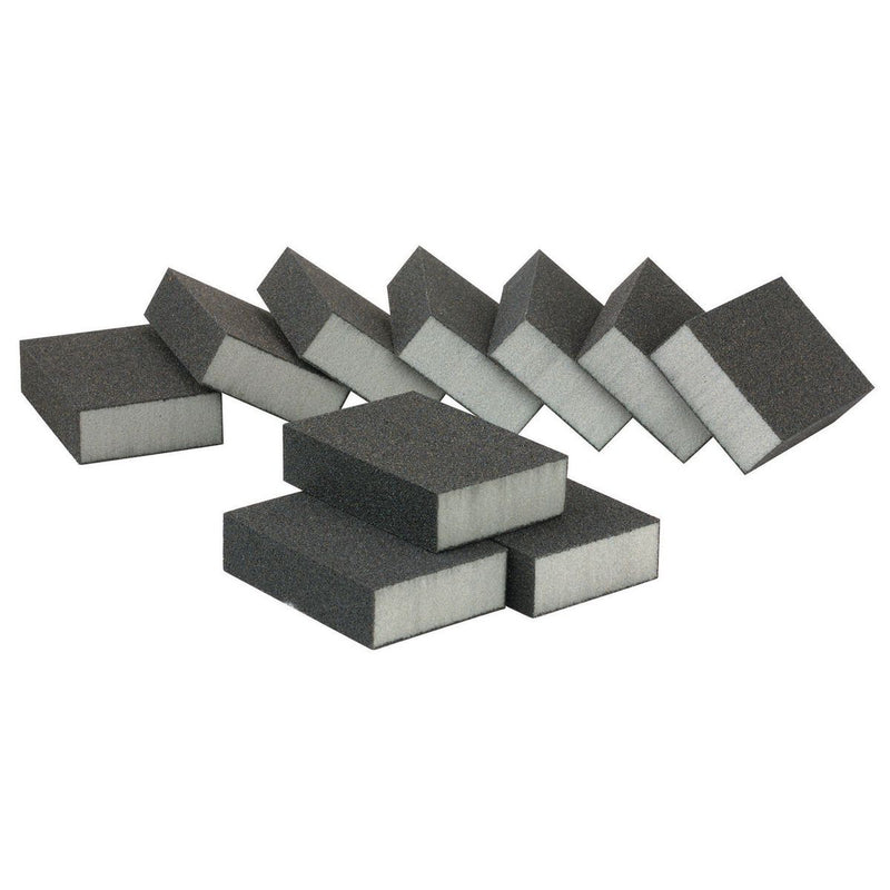 Esponjas de lijado de óxido de aluminio - Grado Fino, 10 Pk.