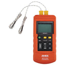 Termómetro de contacto de entrada dual