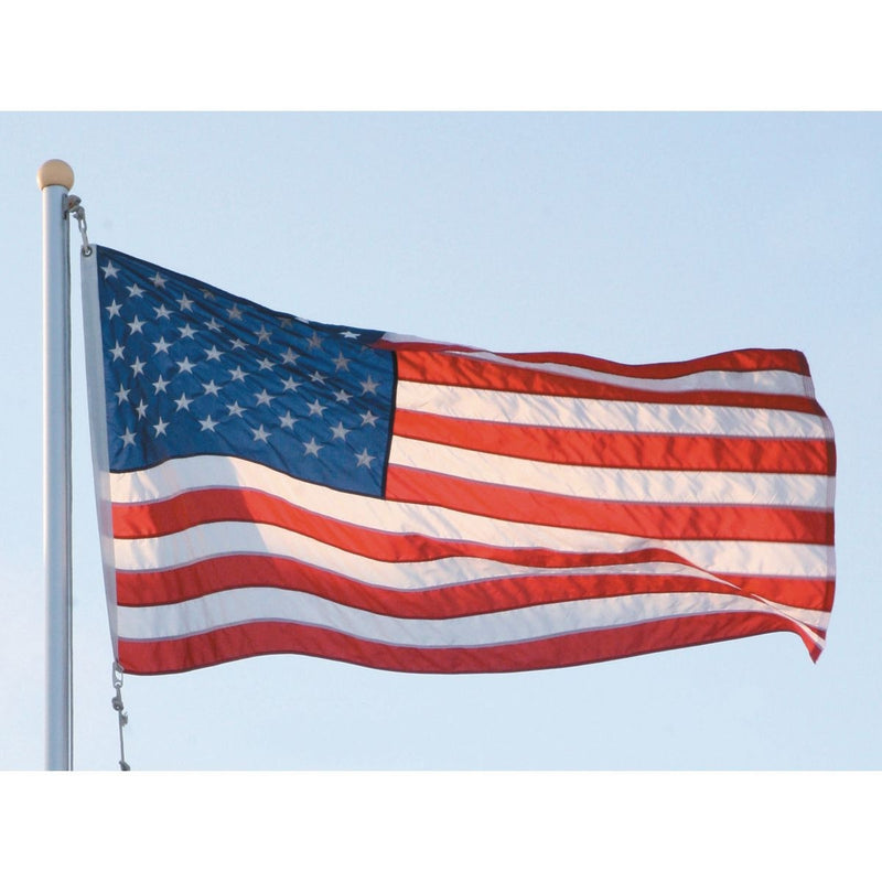 3 Ft. x 5 Ft. Bandera americana con estrellas bordadas