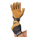 HARDY 64182 Guantes De Trabajo De Cuero Dividido Espalda Flexible X-Grande