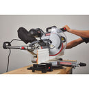 ADMIRAL 64686 Sierra De Inglete Compuesta Deslizante De Doble Bisel Con LED Y Guía Láser 12 pulg.