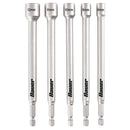 5 Pc 6 en Métricas de impacto Calificación magnético Tuerca Setter Set -. 6 en Long.