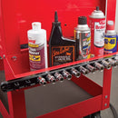 U.S. GENERAL 64998 Riel/Organizador De Dado Magnético Con Cierre Giratorio - Negro, 1/2 pulg.