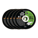 4-1 / 2 en. 60 Grit delgada de metal de corte de la rueda 5 Pk.