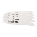 6 pulg. 5-8 de propósito general TPI / demolición de Pistón Hojas de sierra, 5 Pk.