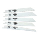 6 pulg. De uso general bimetálica sierra de vaivén de la hoja, 5 Pk.