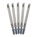 4 pulg. 10 TPI T-Clean caña de madera Jigsaw Blades, 5 Pk.