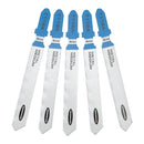 3 en. 21 TPI T-vástago media metal Bi-metal de Jigsaw Blades, 5 Pk.