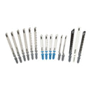 T vástagos de uso general Jigsaw Hoja Surtido, 15 Pk.