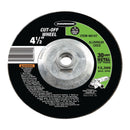 4-1 / 2 pulg. 30 Grit Deprimido centro de metal de corte de la rueda