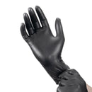 HARDY 68511 Guantes de nitrilo sin polvo de 9 mil, grandes, 50 piezas