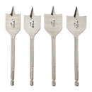 De acero de gran diámetro de Spade Bit Set, 4 Pc.