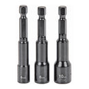 WARRIOR 69437 Juego De Ajustadores De Tuercas Métricas Magnéticas De Liberación Rápida, 3 piezas