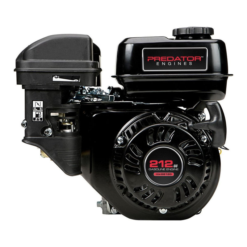 PREDATOR 69730 Motor De Gas De Eje Horizontal OHV de 6,5 HP (212 cc), EPA
