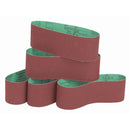WARRIOR 69812 Paquete de 5 bandas de lija de grano 80, 3 pulg. X 21 pulg.