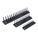 U.S. GENERAL 70018 Bandeja De Dados Métricos Tipo Clavija, 3 Piezas, Negra