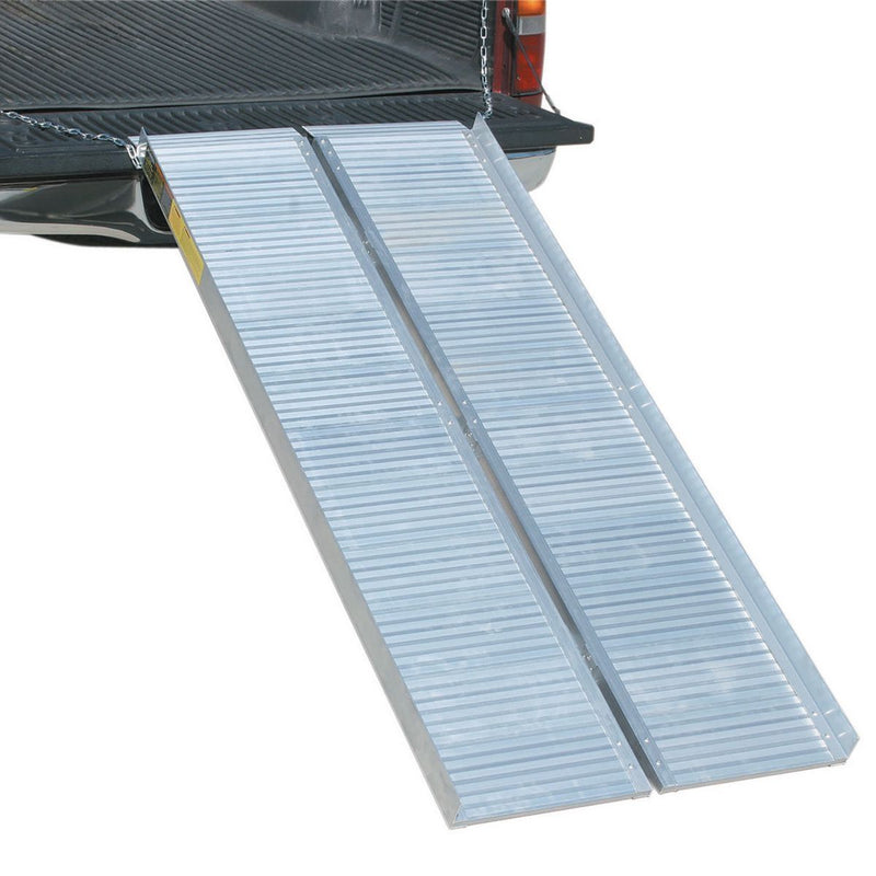 HAUL-MASTER 94057 Rampa de carga de aluminio convertible, 30-1/4 pulg. x 72 pulg, Capacidad 1200 libras