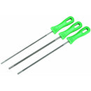 PITTSBURGH  91992 Juego De Limas Para Motosierras, 3 piezas