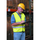 Amarillo reflectante chaleco de seguridad, X-Large