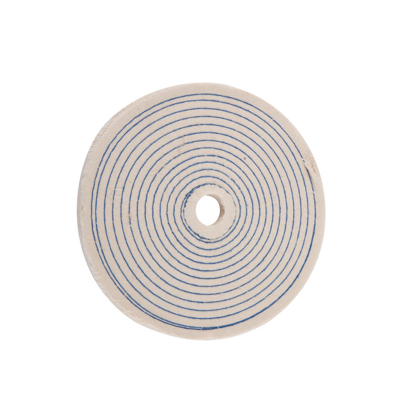 8 en. Espiral rueda de pulido de algodón