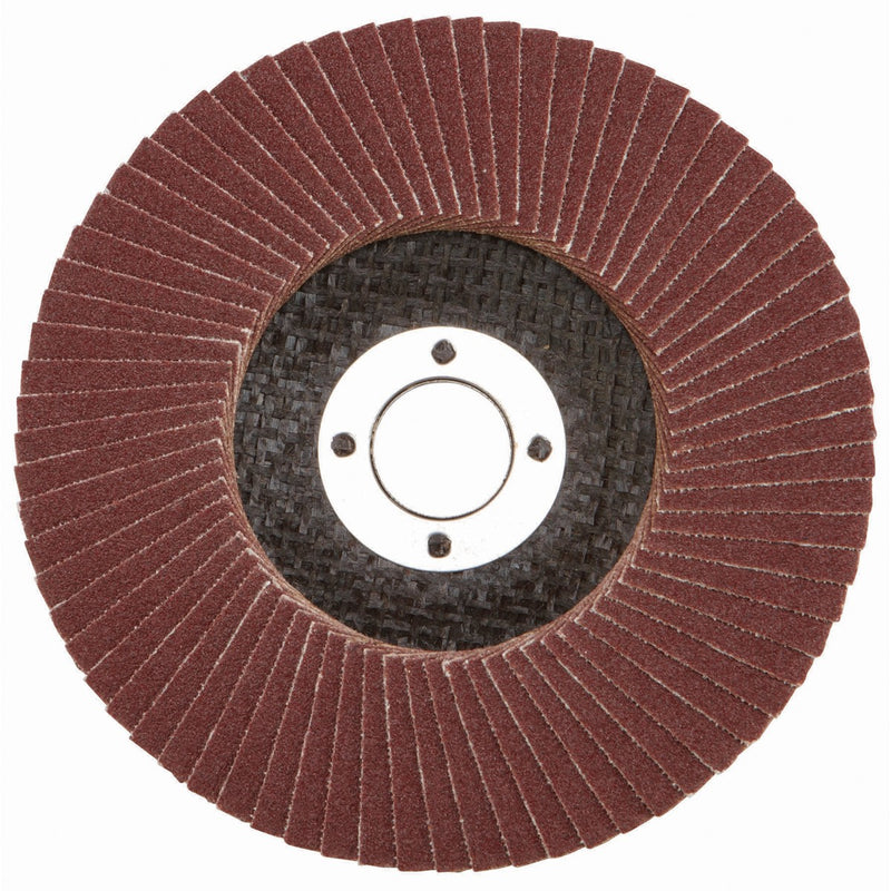 4 en. 120 granalla de óxido de aluminio Tipo 27 Flap Disc