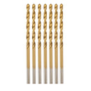 7/64 pulg. Broca de titanio de acero de alta velocidad, sistema de 7 Pc.