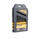 Brocas de acero de alta velocidad de perforación con 3/8 en Shanks. Cutdown, 29 PC.