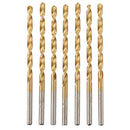 1/8 pulg. Broca de titanio de acero de alta velocidad, sistema de 7 Pc.